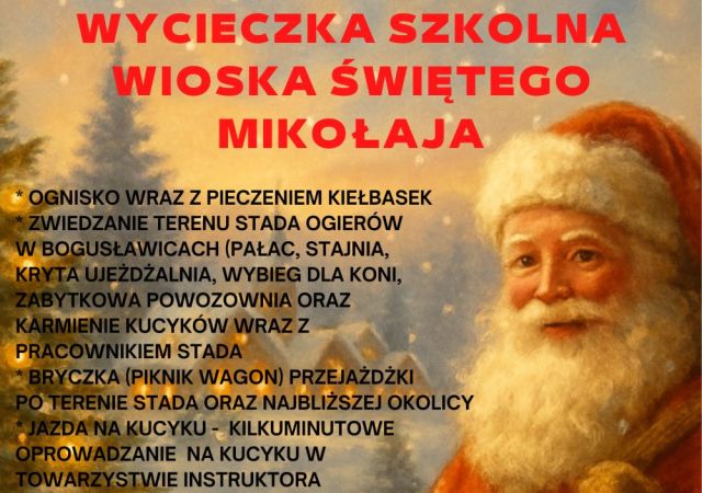 WIOSKA ŚWIĘTEGO MIKOŁAJA 2025 / EDYCJA ŚWIĄTECZNA