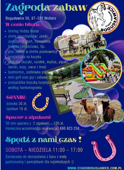ZAGRODA ZABAW - STADO OGIERÓW W BOGUSŁAWICACH