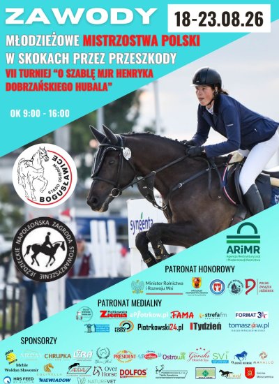 18-23.08.26 MŁODZIEŻOWE MISTRZOSTWA POLSKI W SKOKACH PRZEZ PRZESZKODY