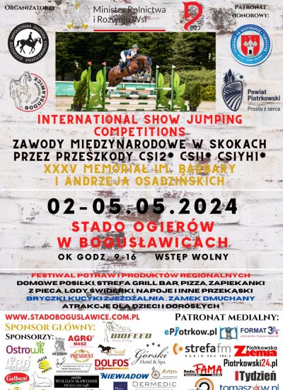 02-05.24 International Show Jumping Competitions Zawody Międzynarodowe w Skokach przez Przeszkody