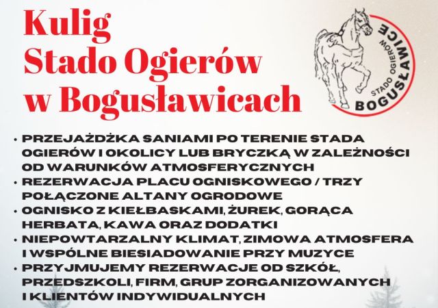 Kulig w Stadzie - Oferta Last Minute