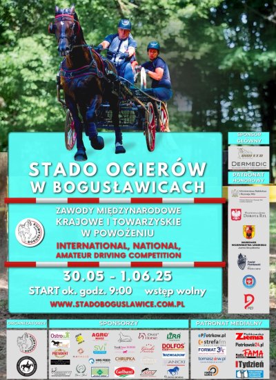 30.05-01.06.25 Zawody Międzynarodowe, Krajowe i Towarzyskie w Powożeniu